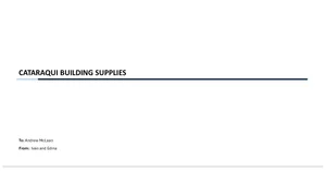 Cataraqui Building Supplies