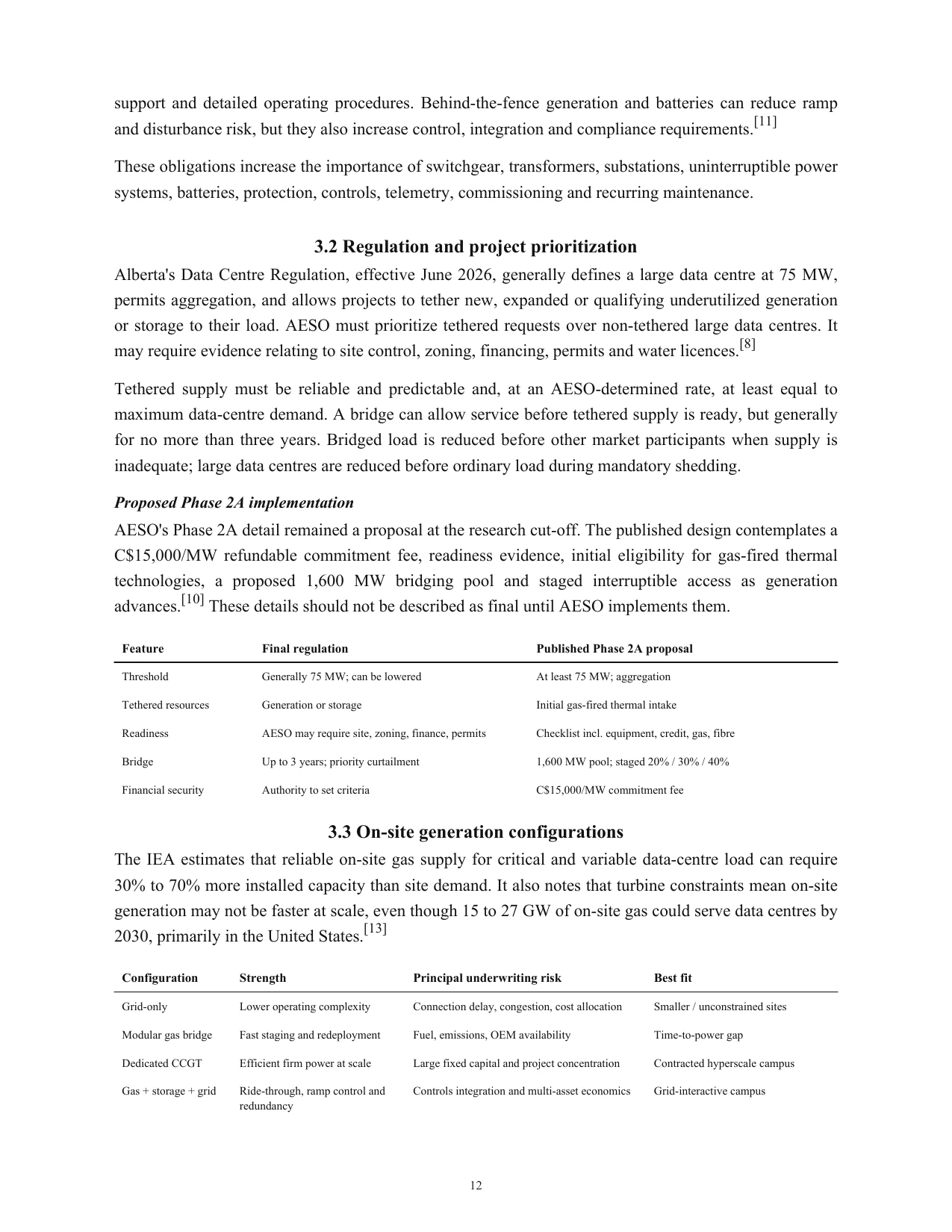 Megawatts on Paper research report page 13